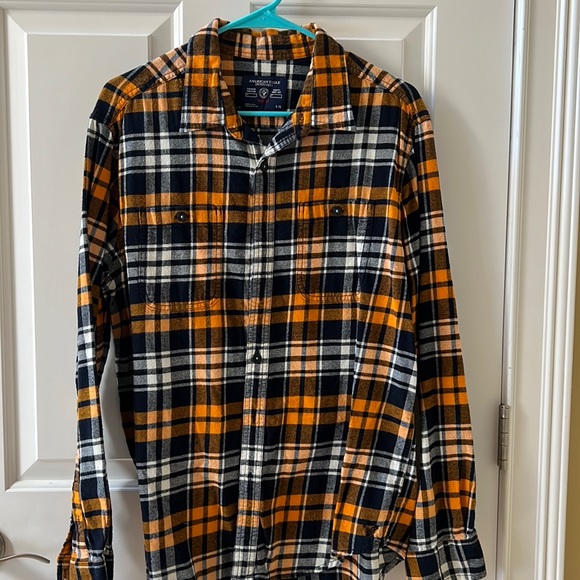 American Eagle Outfitters Other - Men American Eagle flannel button up Large Prep Fit